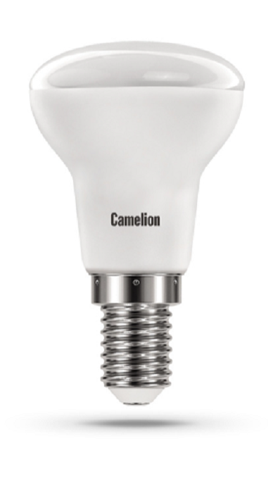 

Лампа светодиодная Camelion™ LED6-R50/830/E14 6Вт/60Вт, E14, 170-265В, 3000К, 455лм, рефлектор (11658), LED6-R50/830/E14
