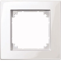 

Рамка Schneider Electric MTN515119 Merten M-Plan 1-ая, IP20 (белый глянцевый), MTN515119