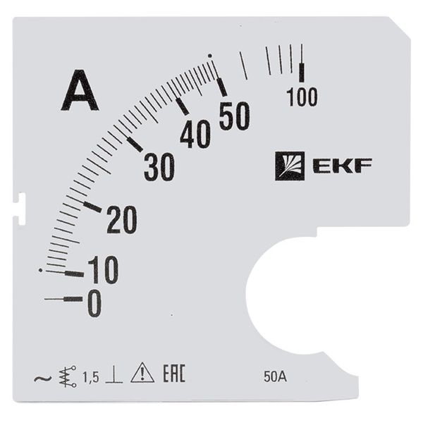 

Шкала сменная EKF s-a961-50 для A961 50/5А-1,5, s-a961-50