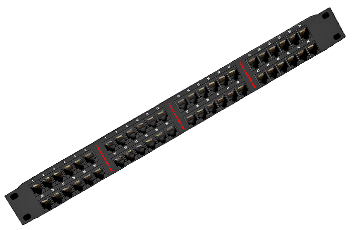 

Патч-панель SYSMATRIX 5PP4802U102 48 портов Cat 5e, 5PP4802U102
