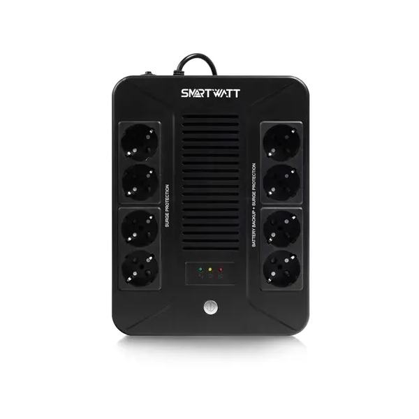 

Источник бесперебойного питания SmartWatt UPS SAFE PRO 800 800VA, 480Вт, 145-295В, line-interactive, UPS SAFE PRO 800