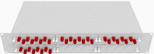 фото Кросс оптический стоечный  TopLAN КРС-Top-2U-36FC/U-OS2-GY в Волгограде