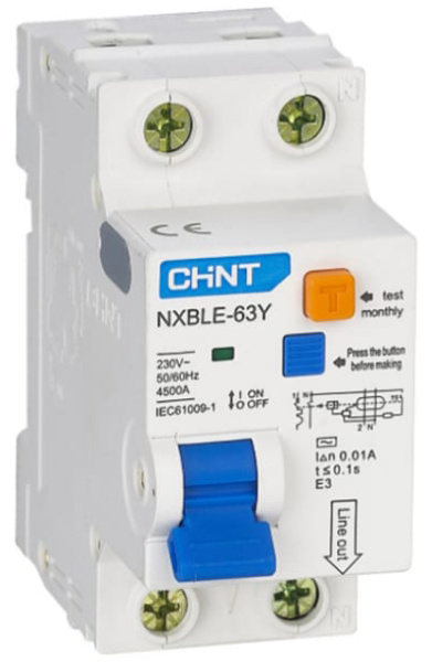 фото Автоматический выключатель дифф. тока (АВДТ)  CHINT 105548 в Красноярске