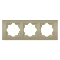 

Рамка ABB 612-011400-227 Cosmo 3 постовая, IP20 (титаниум), 612-011400-227