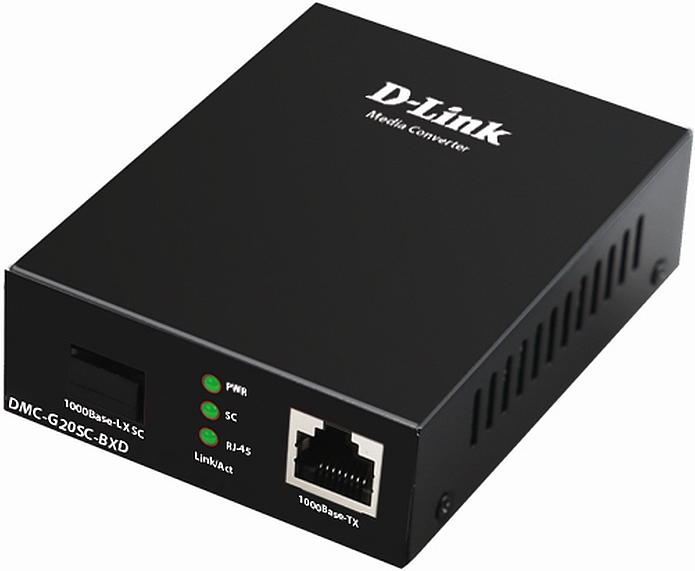 

Медиа-конвертер D-link DMC-G20SC-BXD/A1A WDM с 1 портом 100/1000Base-T и 1 портом 1000Base-LX с разъемом SC (Тx: 1550 нм; Rx: 1310 нм) для одномодовог, DMC-G20SC-BXD/A1A