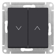 фото Выключатель двухклавишный для жалюзи  Systeme Electric ATN001019