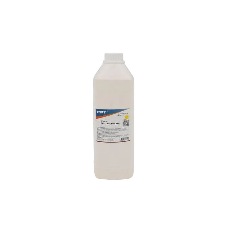 

Тонер CET PK231 OSP0231Y-500 желтый бутылка 500гр. для принтера KYOCERA ECOSYS M8124cidn/8130cidn, PK231