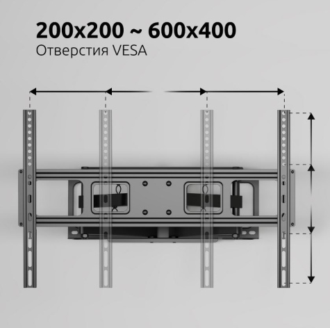 фото Кронштейн для телевизора UNITEKI FM1662B