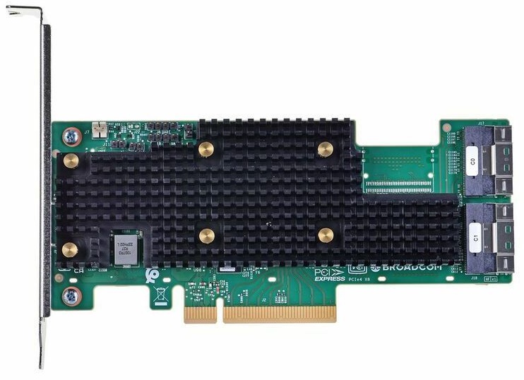 

Контроллер SAS Broadcom/LSI 05-50111-00 9600-16i SGL PCIe 4.0 x8 LP, Tri-Mode SAS/SATA/NVMe 24G HBA, 16port (2*int SFF8654), SAS4016 IOC, RTL, 05-50111-00