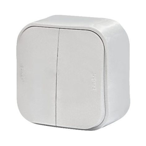 Изображение товара Выключатель Legrand 782202 серия Quteo с 2 клавишами для дома и офиса