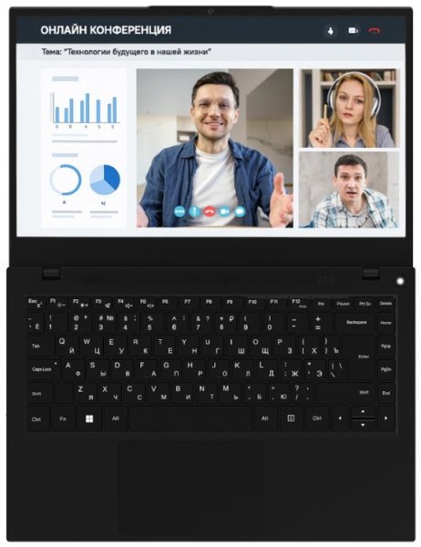 фото Ноутбук  Rikor NINO 203.2/14 в Уфе 14 ", Core i3, 16 Гб RAM, 512 Гб SSD, UHD Graphics, Черный