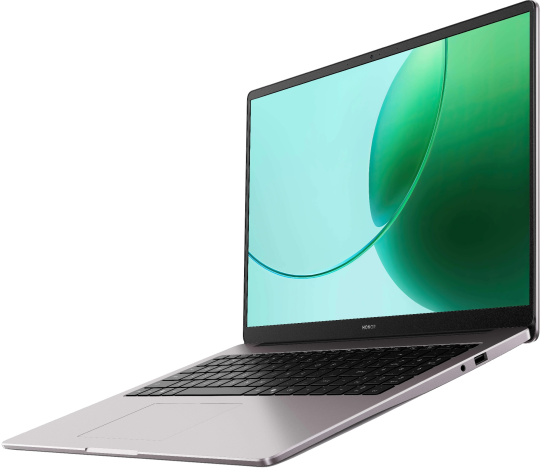 фото Ноутбук Honor MagicBook X16 2025 16" (AMD Ryzen 5, 16Гб LPDDR5X, SSD 512 Гб, Radeon 660M, Без ОС) Серый [5301APLM]