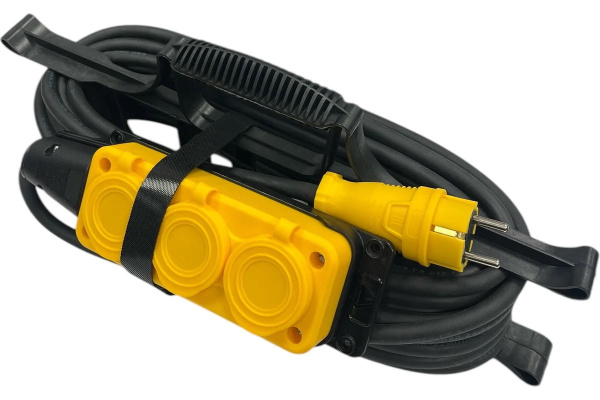 Изображение товара Удлинитель iTOK i-CONNECT-COLOR-SUR-KG-215-3-54-20-YELLOW 20 м IP54 морозостойкий