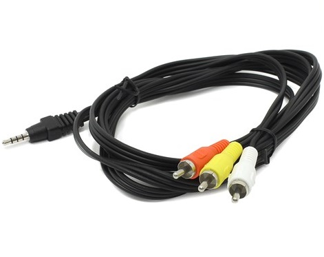 

Кабель Cablexpert CCA-4P2R-2M аудио/видео, джек3.5 4pin папа/3х RCA папа, 2м, черный, CCA-4P2R-2M