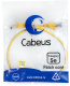 фото Кабель патч-корд U/UTP 5e кат. 0.5м Cabeus PC-UTP-RJ45-Cat.5e-0.5m-YL-LSZH в Краснодаре