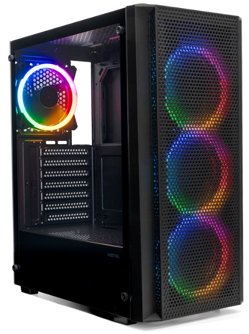 

Корпус ATX Xastra A311 4FRGB без БП, боковая панель из закалённого стекла, 2*USB 2.0, USB 3.0, A311 4FRGB