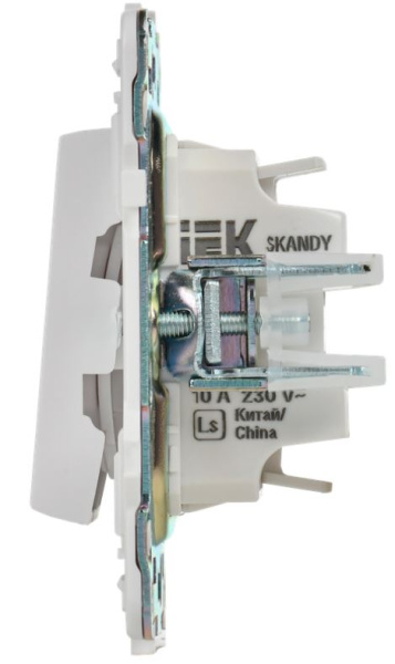 фото Переключатель двухклавишный  IEK SK-V23-0-10-K01 в Казани