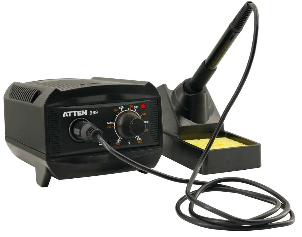 

Паяльная станция Atten AT-969 230В, 60Вт, 200-480°C, AT-969