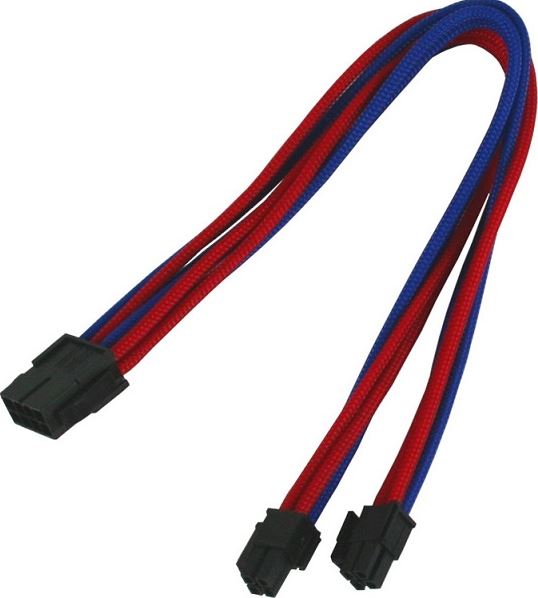 

Удлинитель Nanoxia NX8PV3EBR 8-pin EPS, 30см, индивидуальная оплетка, синий/красный, NX8PV3EBR