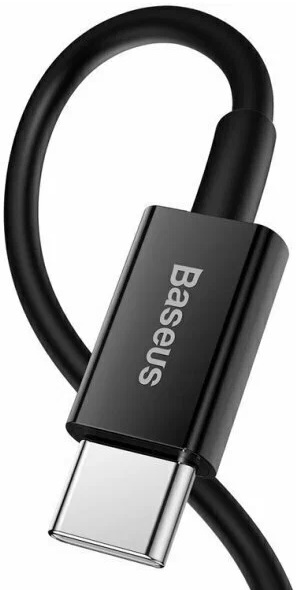 

Кабель интерфейсный Baseus CATLYS-C01 Type-C - Lightning (PD 20W) силиконовый 2m black, CATLYS-C01