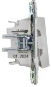 фото Переключатель двухклавишный IEK SK-V22-0-10-K01