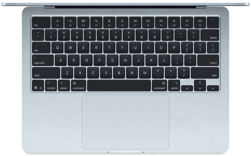 

Ноутбук Apple Macbook Air 13 (2025) MC6T4 13-inch MacBook Air: Apple M4 chip with 10-core CPU and 8-core GPU, 16GB, 256GB SSD - Sky Blue, Macbook Air 13 (2025)