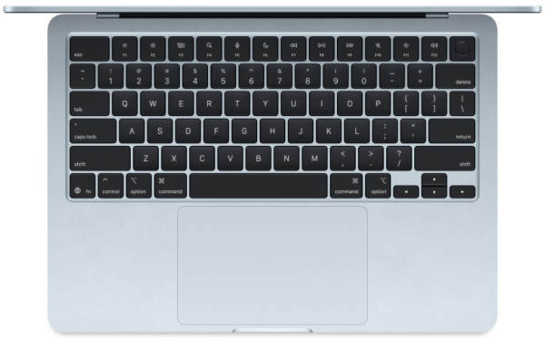 фото Ноутбук  Apple Macbook Air 13 (2025) в Уфе 13.6 ", M, 16 Гб RAM, 256 Гб SSD, M4 8-Core GPU, Голубой