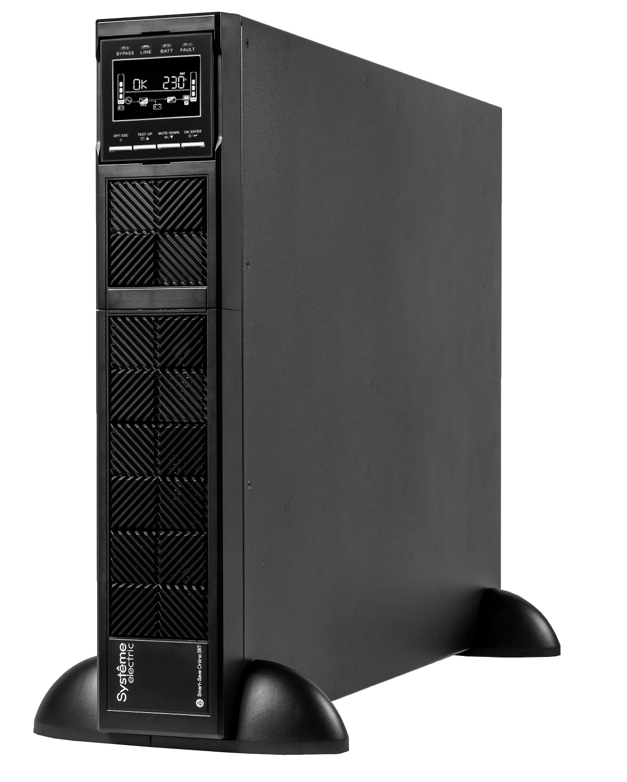 

Источник бесперебойного питания Systeme Electric SRTSE6KRTXLI-NC Smart-Save Online SRT 6000 ВА, конвертируемый форм-фактор 5U, 230 В, 1:1, клеммный вх, SRTSE6KRTXLI-NC