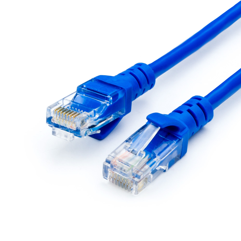 

Кабель патч-корд U/UTP 5e кат. 10м Filum FL5-U45-BL-1000 PVC, RJ45, синий, FL5-U45-BL-1000
