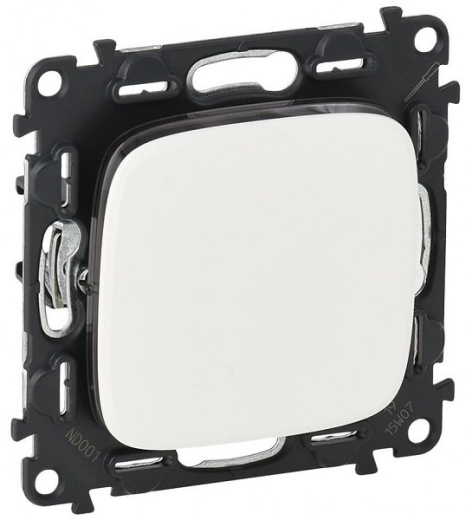 Изображение товара Выключатель Legrand 752701 серии Valena Allure 1 клавиша встраиваемый белый