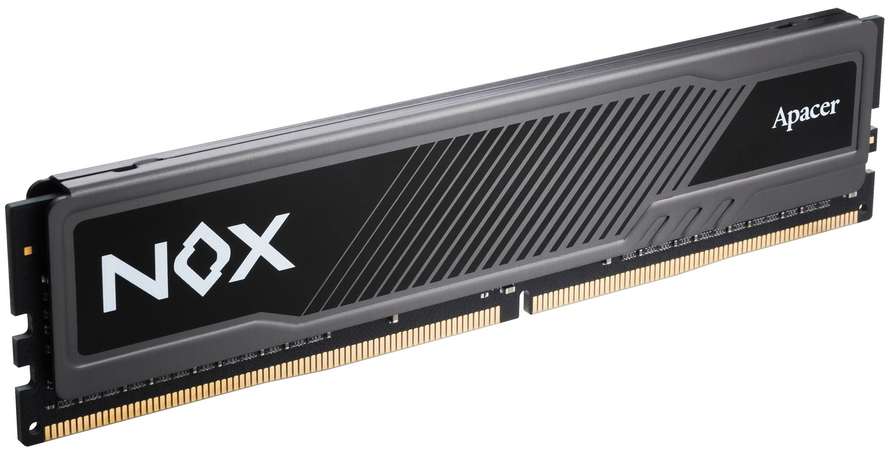 

Модуль памяти DDR4 16GB (2*8GB) Apacer AH4U16G36C25YMBAA-1 NOX PC4-28800 3600MHz CL18 радиатор 1.35V RTL, AH4U16G36C25YMBAA-1