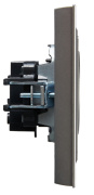 фото Розетка без заземления в сборе  IEK BR-R10-10-K46-F