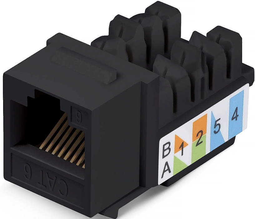 

Модуль WRLine WR-KJ-RJ45-C5E-90-SW-BK Keystone Jack RJ-45, 90 градусов, категория 5e, неэкранированн, WR-KJ-RJ45-C5E-90-SW-BK