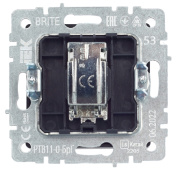 фото Розетка телевизионная оконечная IEK BR-A10-O-K53