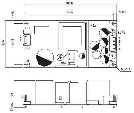 фото Преобразователь AC-DC сетевой Mean Well EPS-45-12 в Самаре
