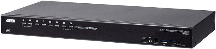 

Переключатель Aten CS19208-AT-G 8-портовый, USB 3.0 4K DisplayPort KVM-переключатель, CS19208-AT-G