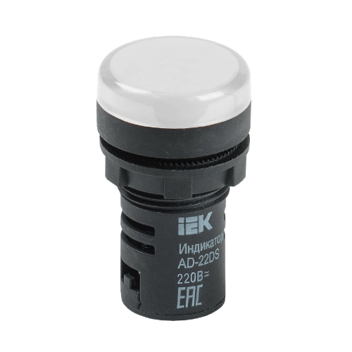 

Лампа IEK BLS10-ADDS-230-K01 светосигнальная AD22DS d22мм 230В AC бел, BLS10-ADDS-230-K01