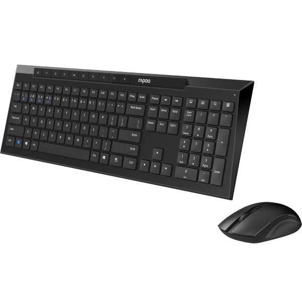 

Клавиатура и мышь Wireless Rapoo 8210M черный, 8210M