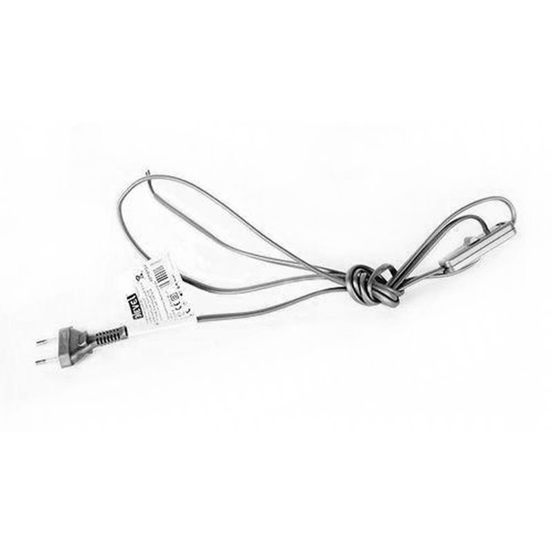 

Шнур Zamel SP/W1,9(2х0,5)SRB плоский 2х0,5мм2 с выключателем и вилкой; серебристый; 1,9 метра, SP/W1,9(2х0,5)SRB