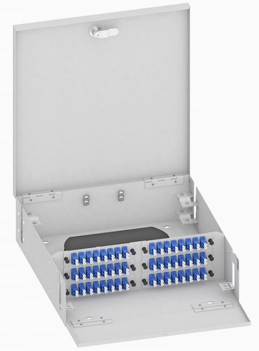 

Кросс оптический настенный TopLAN КРН-Top-96LC/U-OS2-GY 96 LC/UPC адаптера, одномодовый, укомплектованный, КРН-Top-96LC/U-OS2-GY