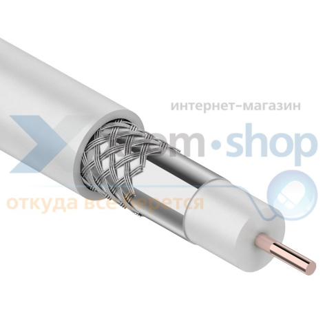 фото Кабель  PROconnect RG-6U, (32%), 75 Ом, 100м., белый LIGHT в Уфе