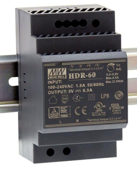 фото Преобразователь AC-DC сетевой Mean Well HDR-60-24 в Челябинске