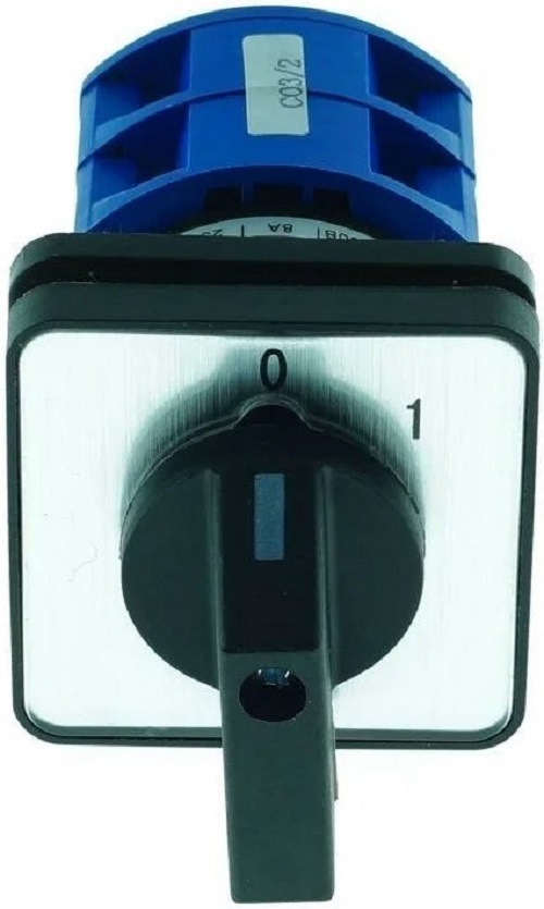 

Переключатель кулачковый CHINT 425061 LW32-25/C02/1, 25А, 2Р, "0-1", 425061