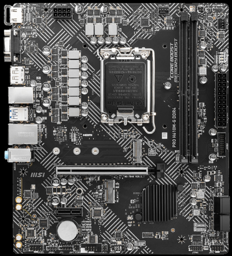 фото Материнская плата mATX MSI PRO H610M-G DDR4 в Уфе
