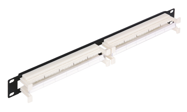 Изображение товара Коммутационная панель NikoMax NMC-RB110-100 19" 100 пар для телекоммуникаций