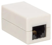 фото Адаптер проходной EKF TRC-INLC-2RJ45-5EUTP-WH