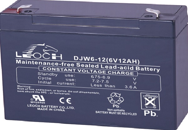 

Аккумулятор LEOCH DJW 6-12 6В, 12Ач, DJW 6-12