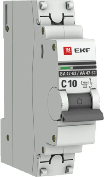 фото Автоматический выключатель  EKF mcb4763-1-10C-pro в Омске