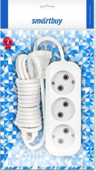 фото Удлинитель  SmartBuy SBE-10-3-07m-N в Омске