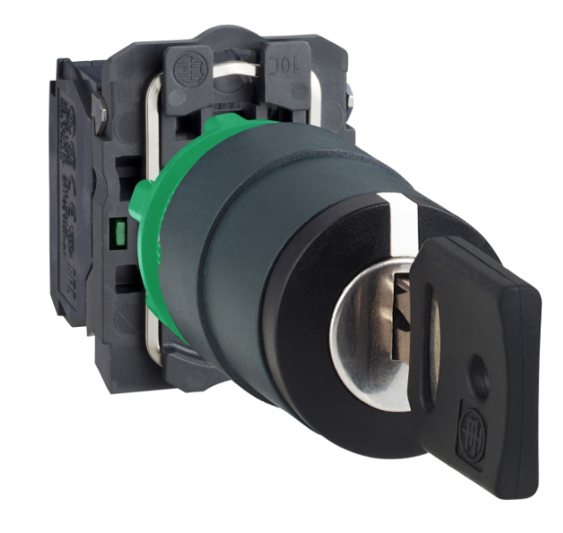 

Переключатель Schneider Electric XB5AG33 22мм 3 позиции с ключем, XB5AG33